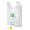 Bolsa de plástico 70% reciclado asa camiseta 30x40 (100 Uni)