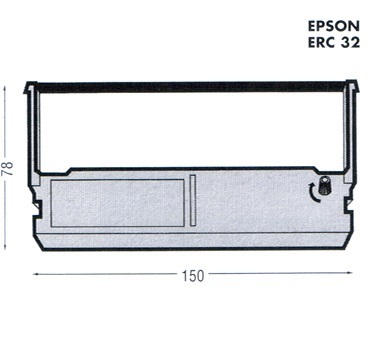 Cinta de tinta Epson ERC-32 2992FN Negro