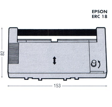 Tinta para registradoras Epson ERC-18