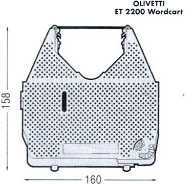 Olivetti ET2000 2200 Wordcart (Gr. 313C)