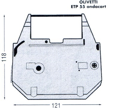 Olivetti ET-P55 lightcart (Gr. 177C)