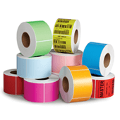 Fabricación de rollos de etiquetas adhesivas a medida y personalizadas