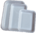 Bandeja de corcho blanco foam modelo T90 Caja de 840 Unidades
