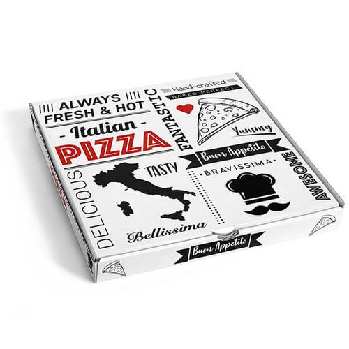 Caja de cartón para Pizzas para llevar 40x40 (100 Unidades)