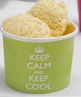 Tarrina papel para helado 120 ml. Personalizada