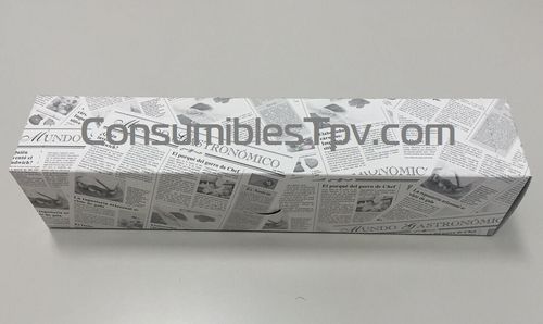 Envase de Cartón para bocadillos para llevar (500 Unidades) Periódico