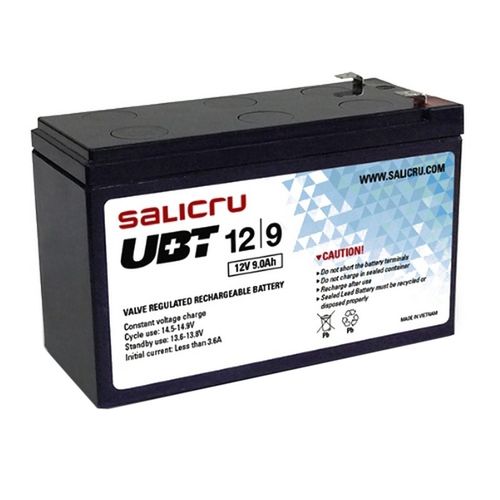 Batería de recambio para SAI Salicru UBT 12v 9 Ah